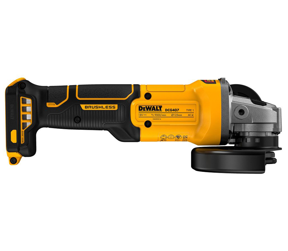 Polizor unghiular cu acumulator DEWALT DCG407N-XJ 125mm 18V photo 1
