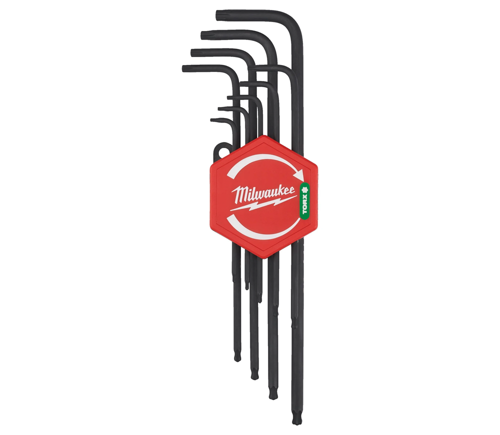 Set 9 chei Torx în formă de L MILWAUKEE 4932492693 T8-T40 photo