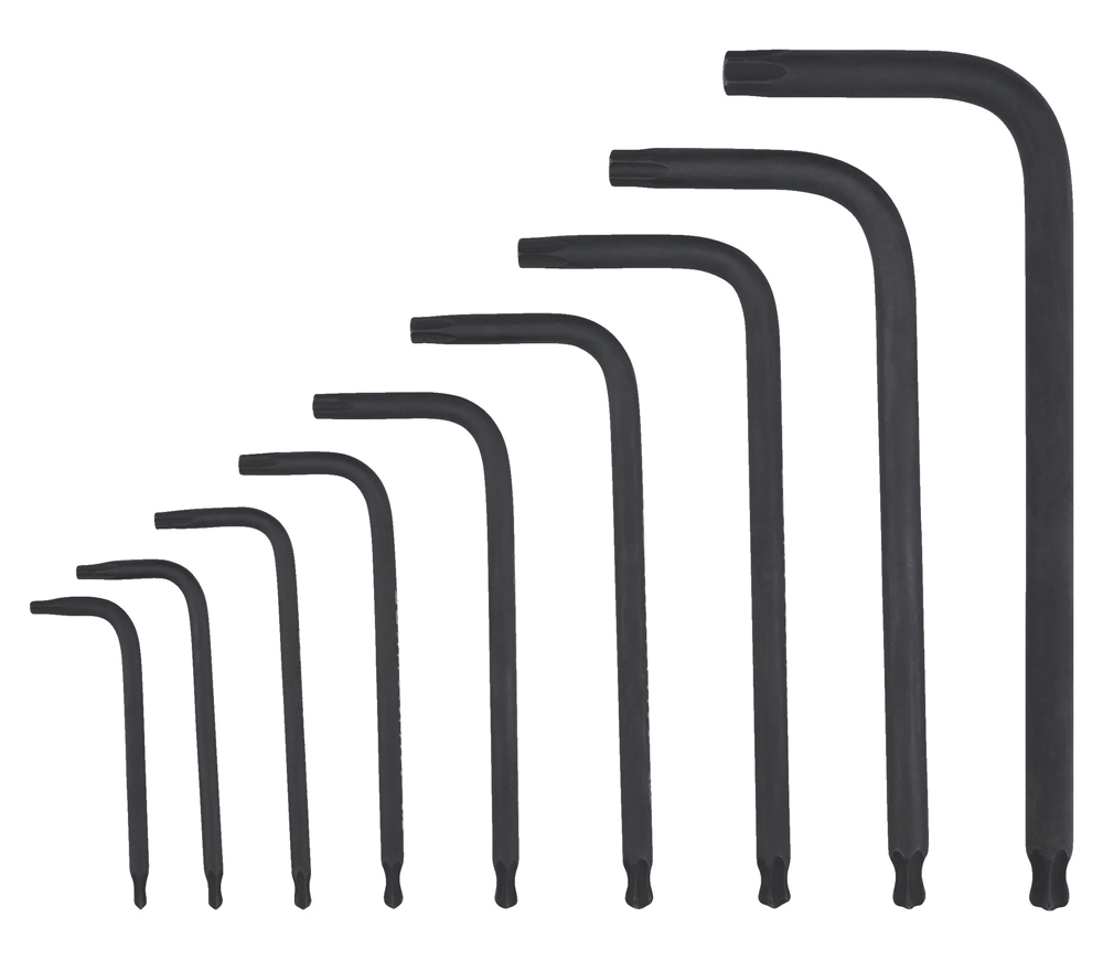 Set 9 chei Torx compacte L-Form MILWAUKEE 4932492703 T8-T40 photo 1