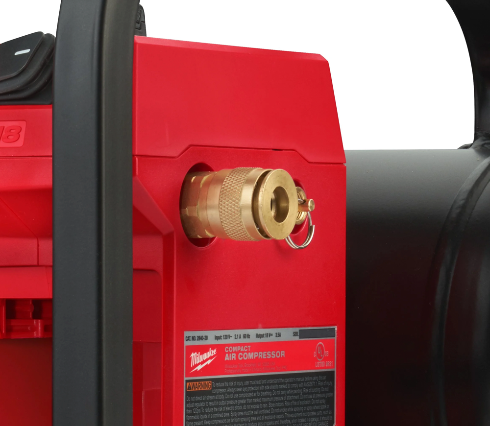 Compresor cu acumulator (fără bat) MILWAUKEE M18 FAC-0 48l/min 7.6L photo 4