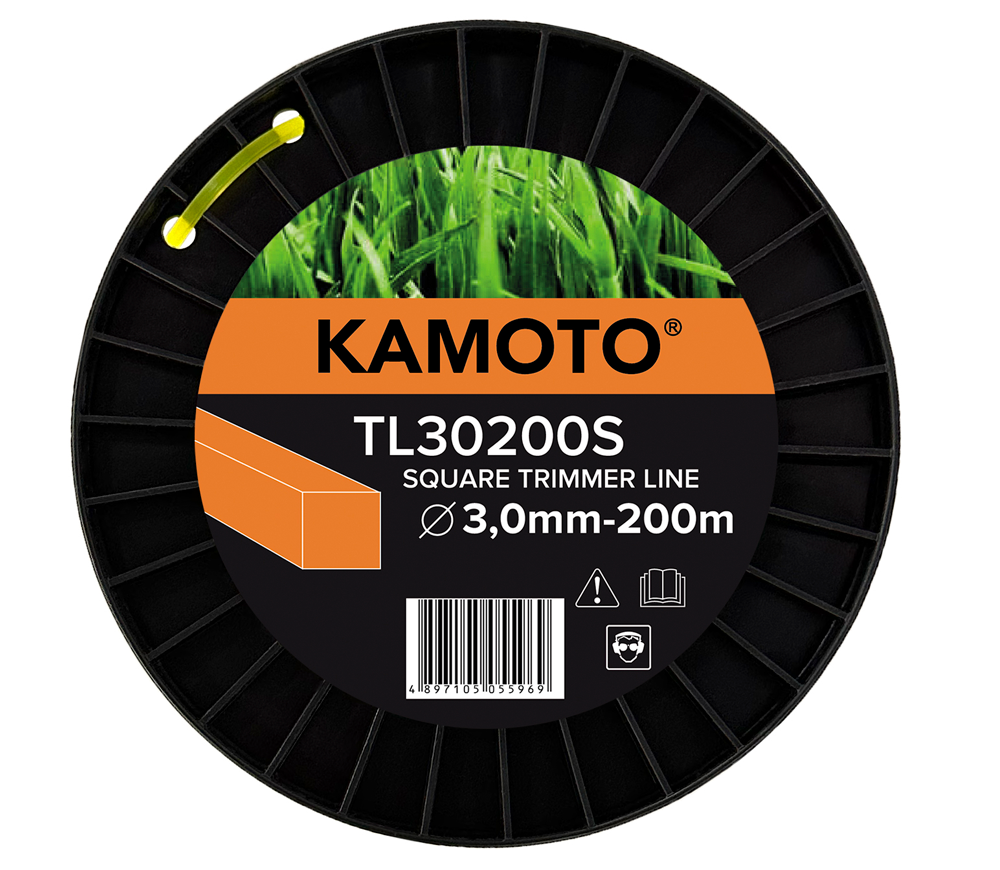 Леска для триммера KAMOTO TL30200S 3.0мм 200000мм photo 0