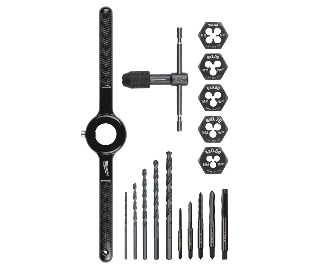 Set filiere MILWAUKEE Metric 4932498720 M3-M8 0.5-1.25mm photo 0