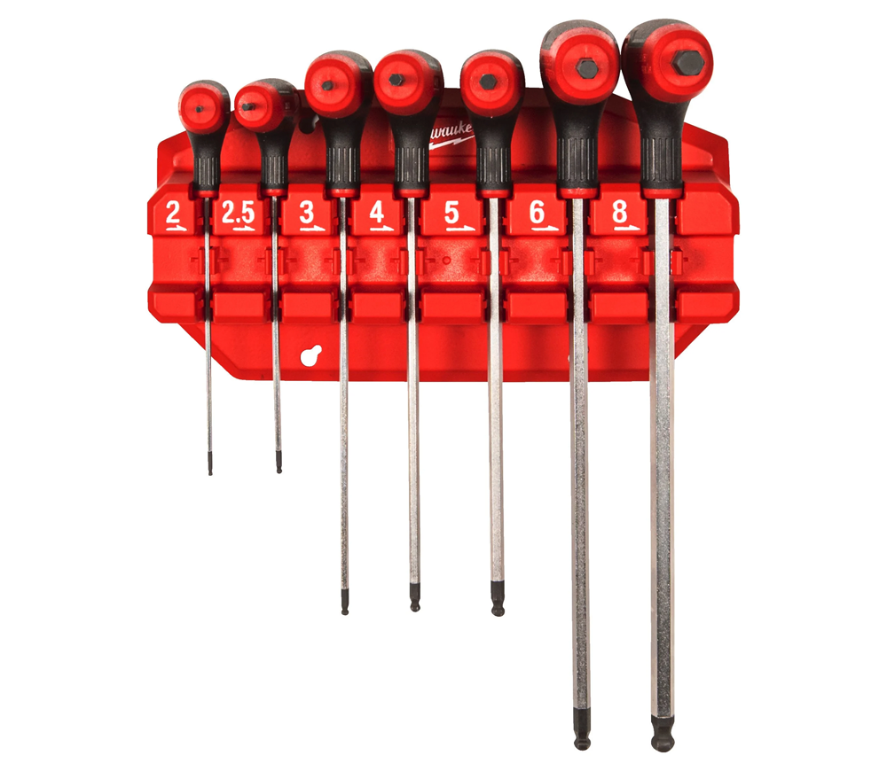 Set 7 chei imbus Comfort Grip Milwaukee 4932498677 2-8mm photo 0