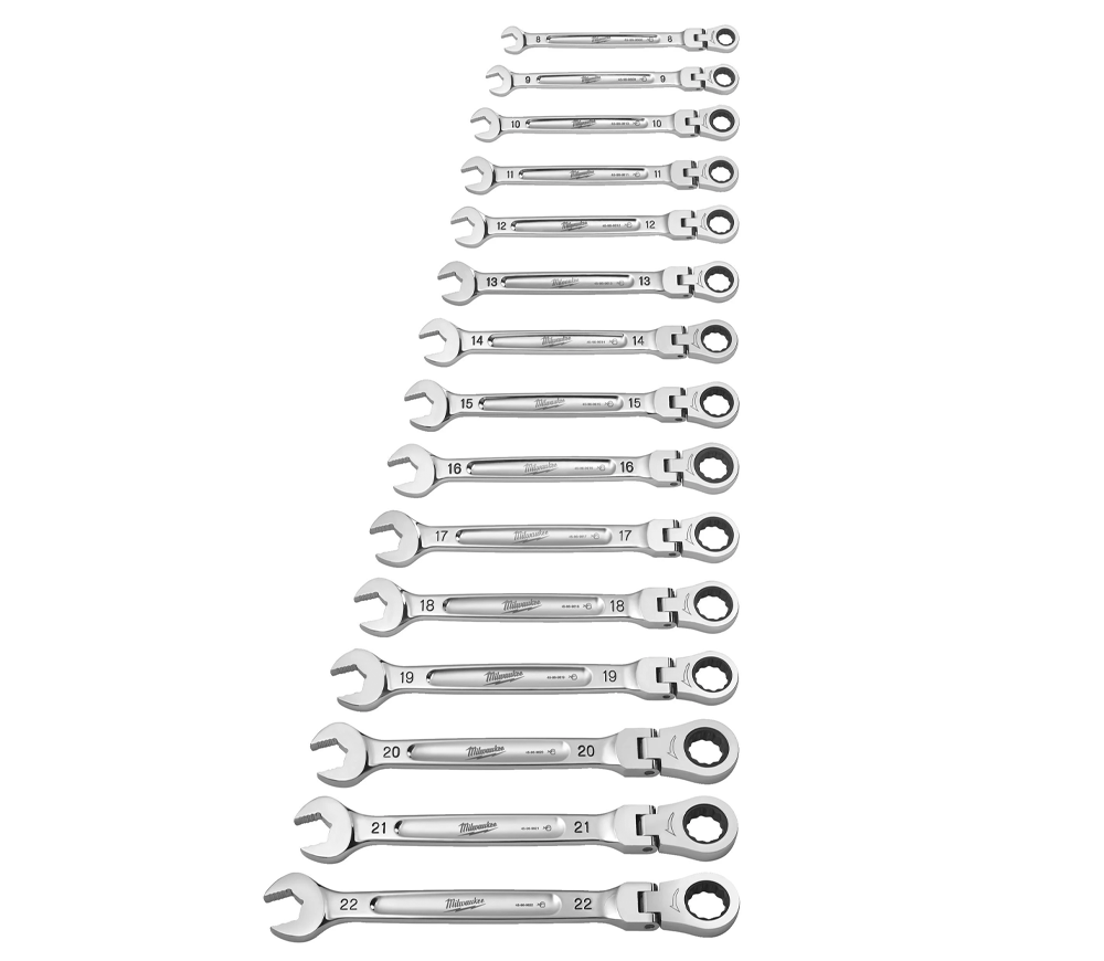 Set 15 chei combinate MAX BITE™ Flex Head Milwaukee 4932478558 photo