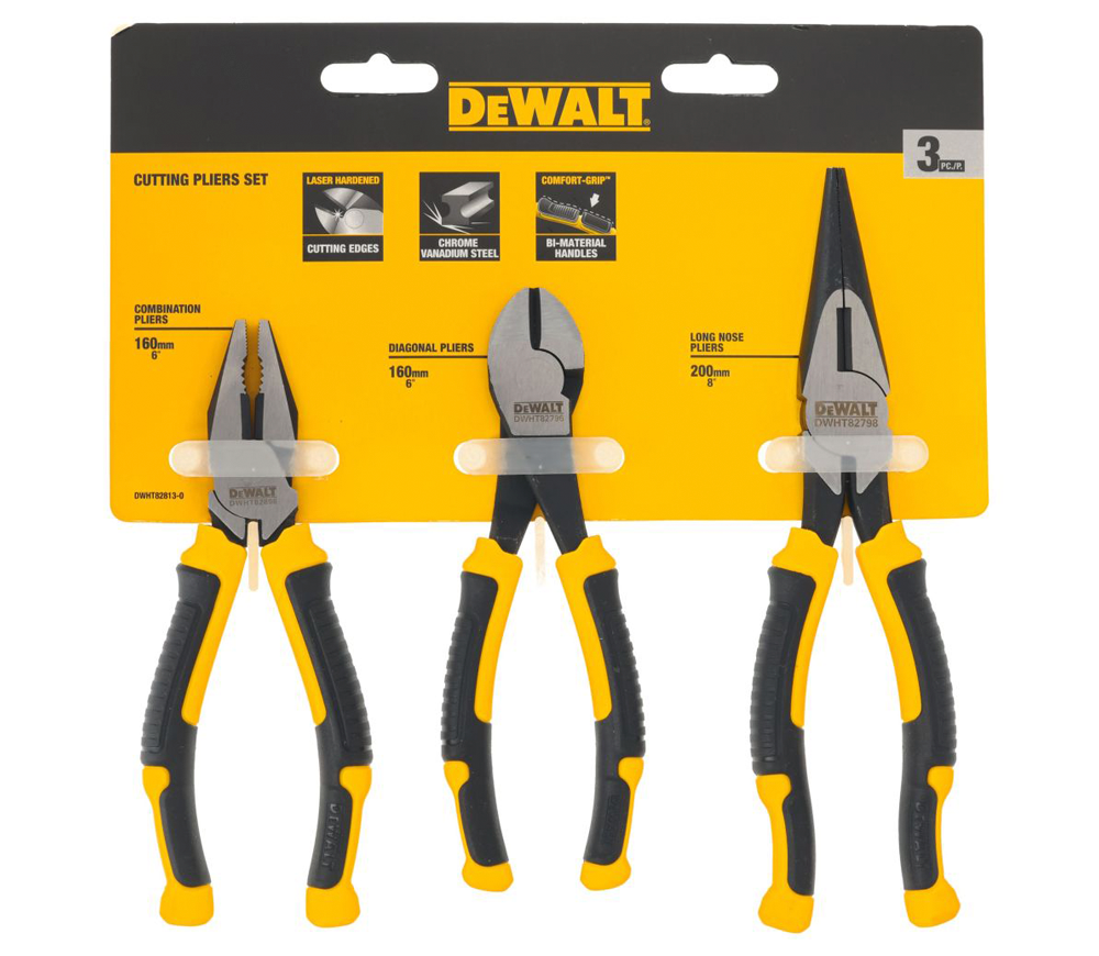 Set de clești și tăietori DEWALT DWHT82813-0 160-200mm photo 3