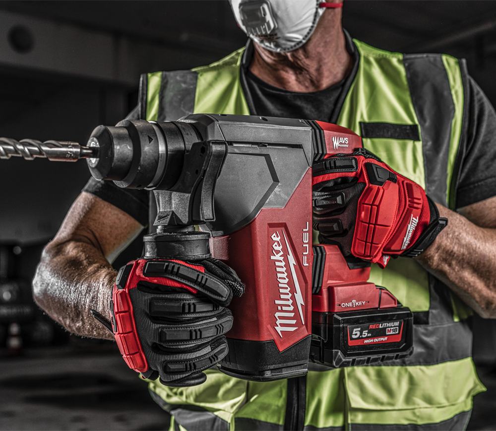 Ciocan rotopercutor cu acumulator (fără bat) MILWAUKEE M18 ONEFHP-0X 5J 18V photo 6