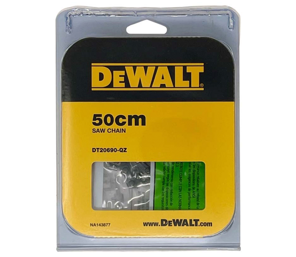 Lanț pentru fierăstrău DEWALT DT20690 500mm 3/8" photo 0