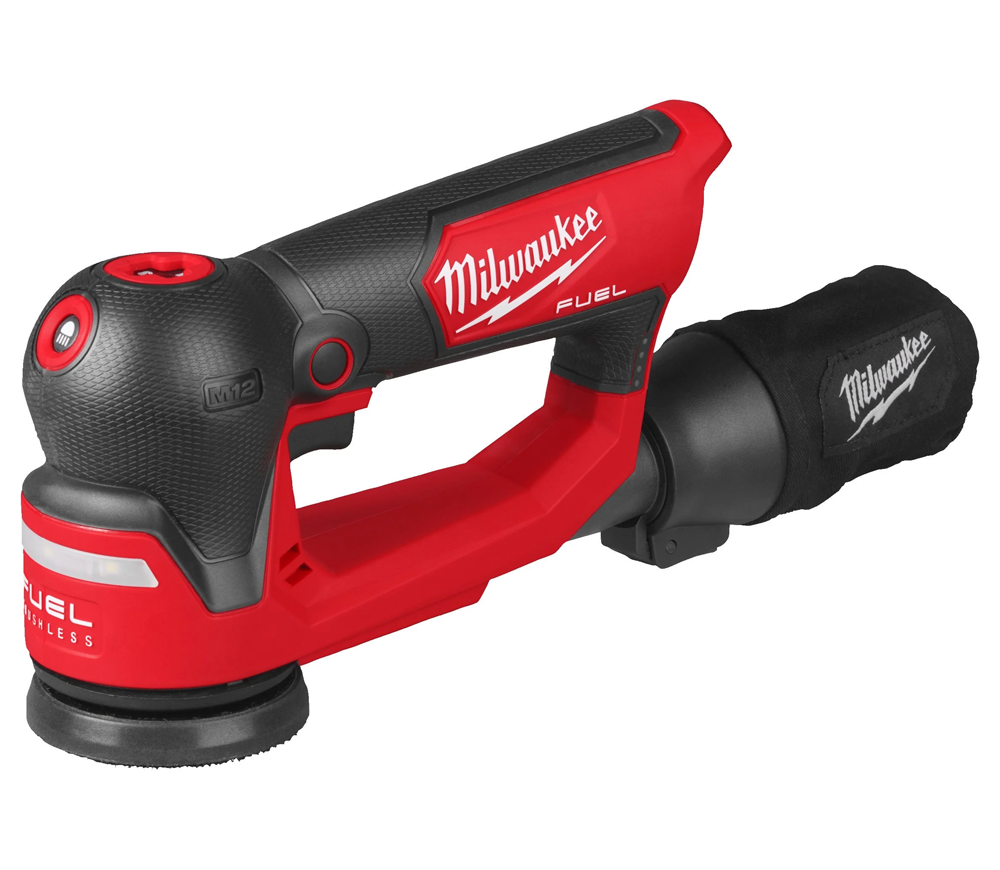 Mașină de șlefuit excentrică fără fir (fără bat) MILWAUKEE M12 FSDR75-0B 75mm 12V photo