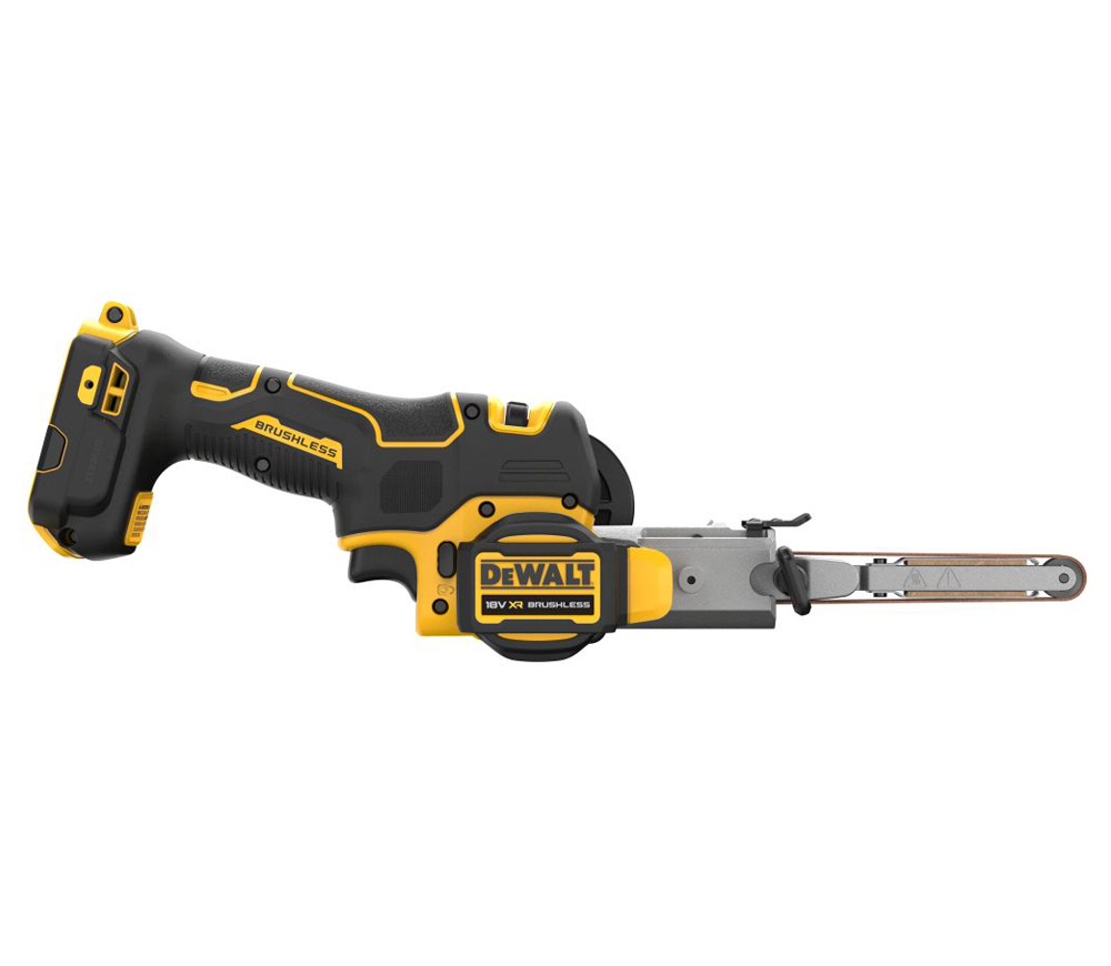 Mașină de șlefuit cu bandă fără fir (fără bat) DEWALT DCM200N-XJ  18V photo 2
