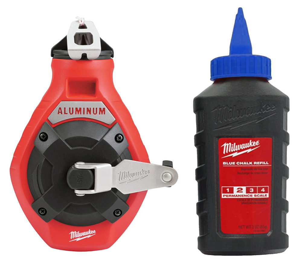 Șnur de trasat Fine Line și Rezervă Cretă Albastră Milwaukee 4932493814 photo