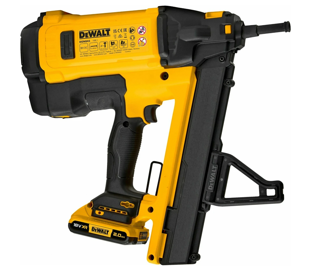 Capsator cu acumulator DEWALT DGN845D1-QW  18V 2Ah photo 0