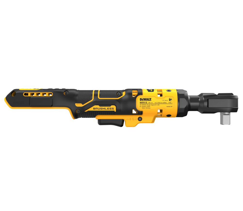 Cheie cu clichet fără fir (fără bat) DEWALT DCF512N-XJ 18  95Nm photo 2