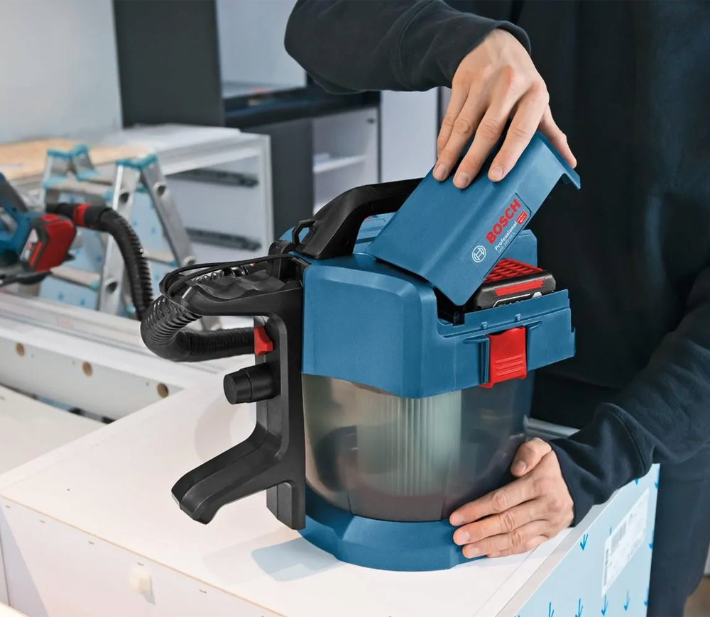 Aspirator industrial cu accumulator (fără bat) BOSCH 18V GAS 18V-10L 115mbar 10L photo 2