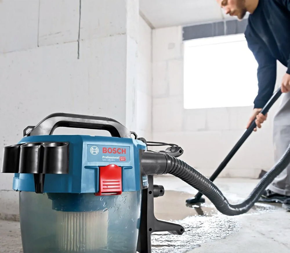 Aspirator industrial cu accumulator (fără bat) BOSCH 18V GAS 18V-10L 115mbar 10L photo 3