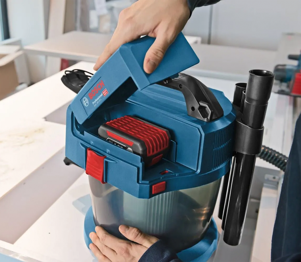 Aspirator industrial cu accumulator (fără bat) BOSCH 18V GAS 18V-10L 115mbar 10L photo 4