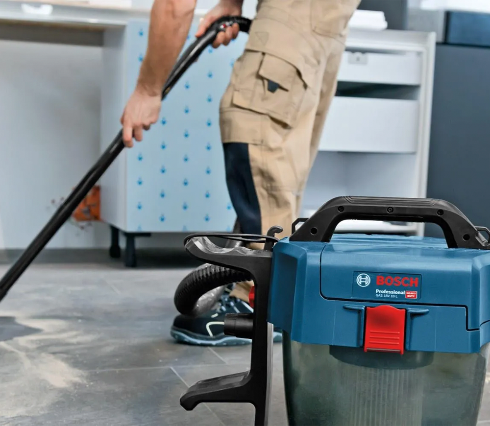 Aspirator industrial cu accumulator (fără bat) BOSCH 18V GAS 18V-10L 115mbar 10L photo 6