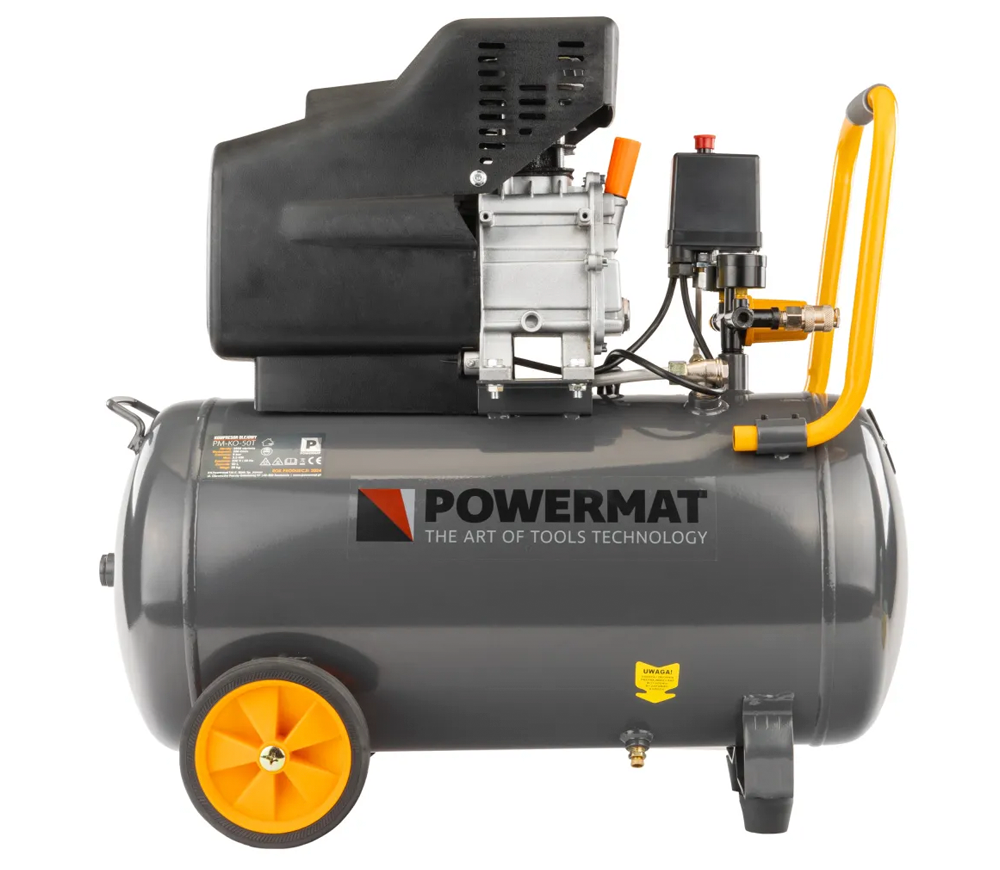 Compresor POWERMAT PM-KO-50T 206l/min 50L photo 2