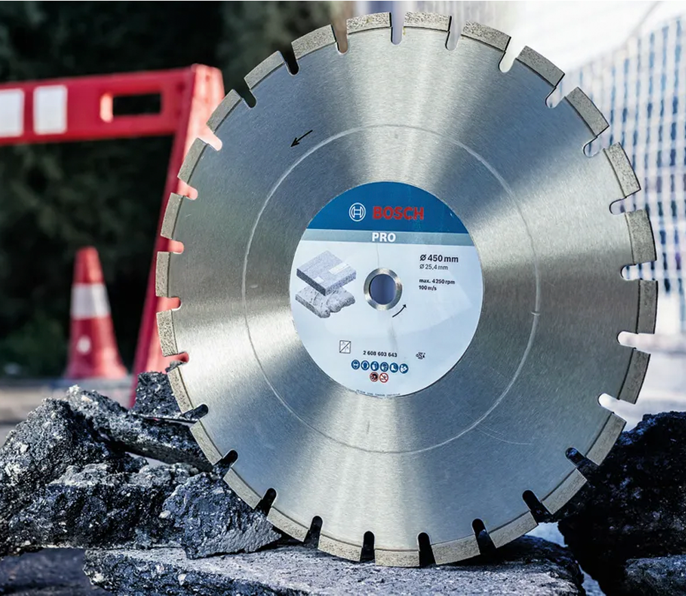 Disc de tăiat cu diamant BOSCH PRO Asphalt 350mm Segmentat Asfalt photo 2