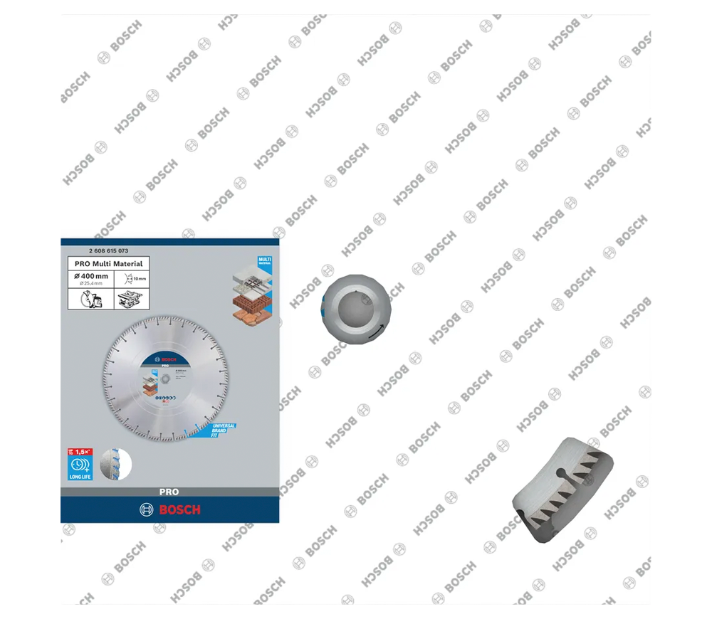 Disc de tăiat cu diamant BOSCH PRO Multi Material 400mm Segmentat Multimaterial photo 0