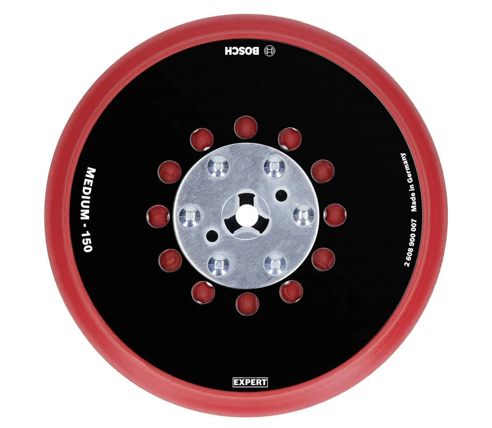 Suport pentru discuri de șlefuit BOSCH ultihole Backing Pad Universal 150mm photo