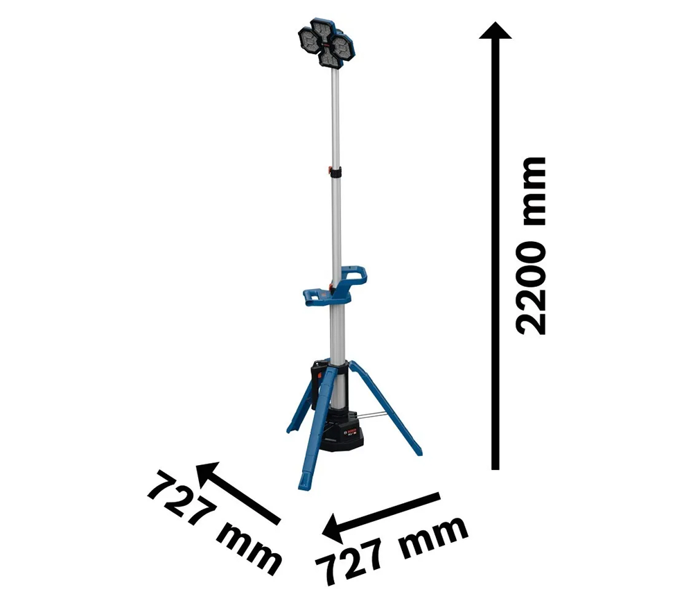Lanternă construcții cu acumulator (fără bat) BOSCH GLT 18V-5000 5000lm 18V photo 0