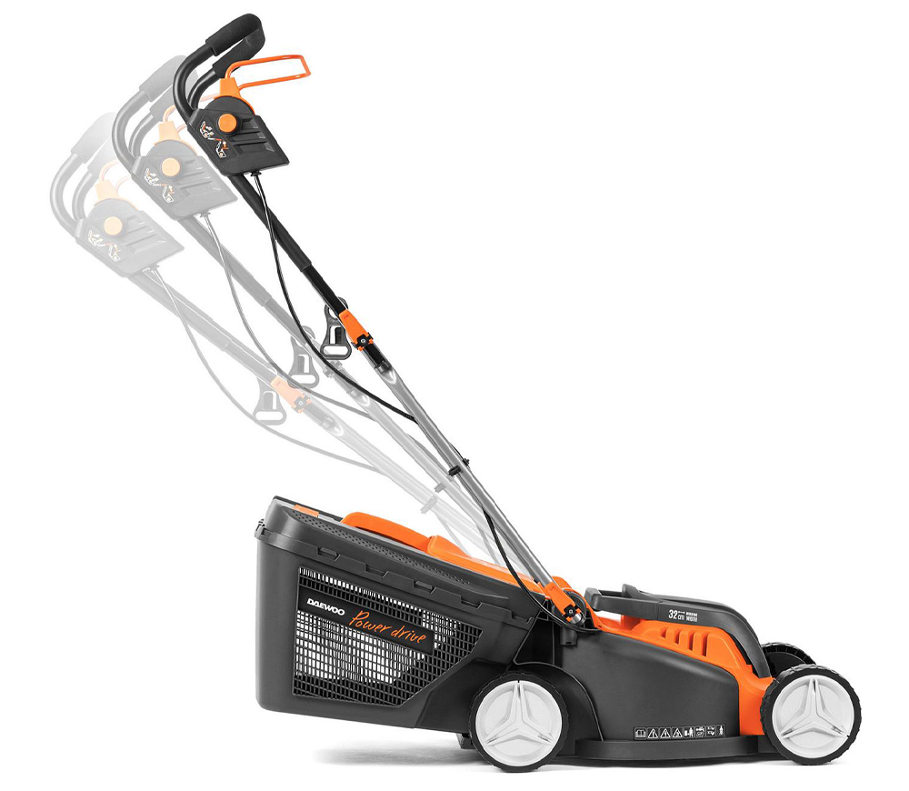 Mașină de tuns gazonul electrică DAEWOO DLM 1350E 1200w 320mm photo 3