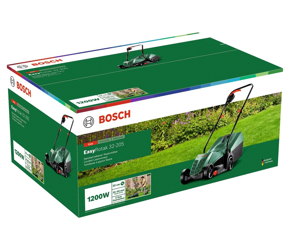Mașină de tuns gazonul electrică BOSCH EasyRotak 32-205 1200w 320mm photo 3