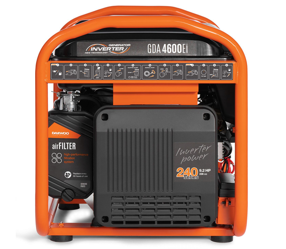Generator electric DAEWOO GDA 4600Ei 5kw Benzină Invertor photo 5