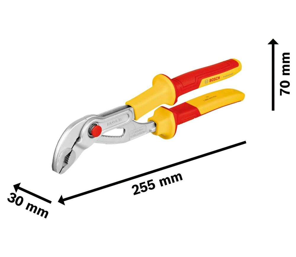 Clești papagal VDE BOSCH Cable Snake 250mm photo 1