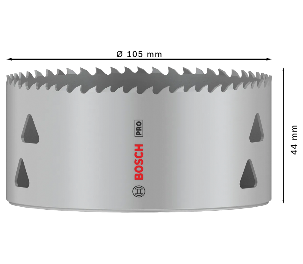 Carotă de găurit BOSCH PRO Multi Material Bi-Metal 105mm photo 0
