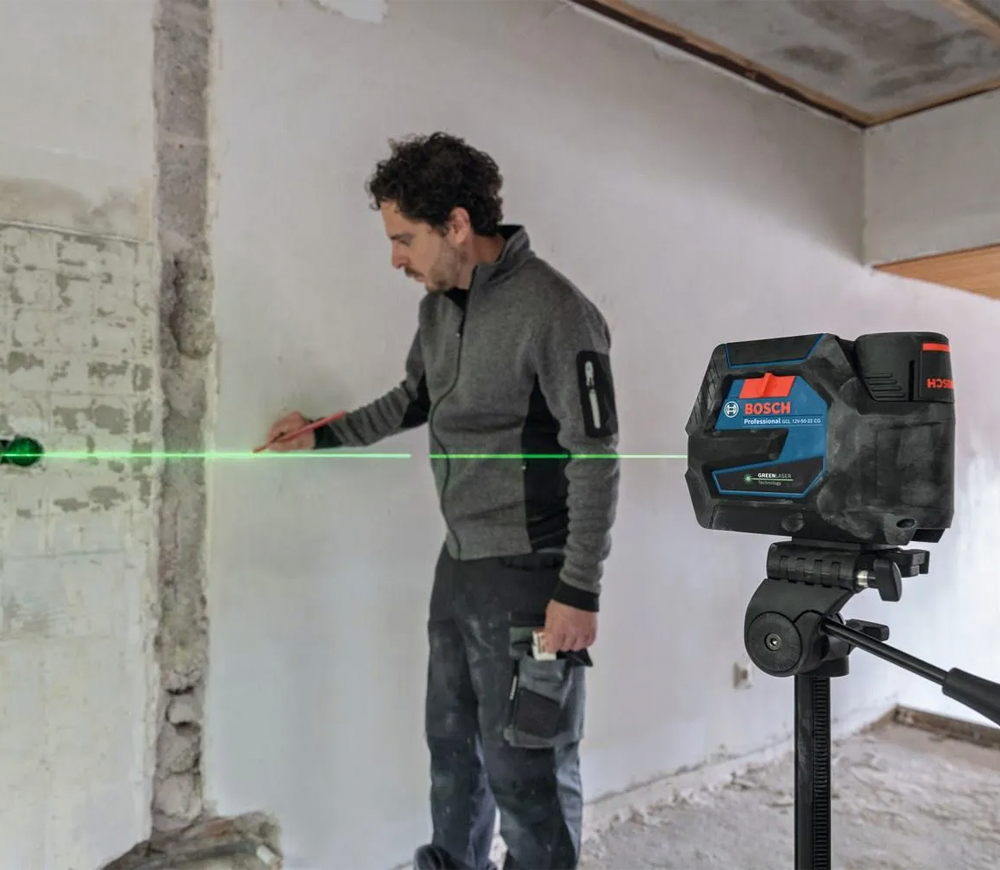 Лазерный уровень BOSCH GCL 12V-50-22 CG 0601066S00 2луча 25m photo 4