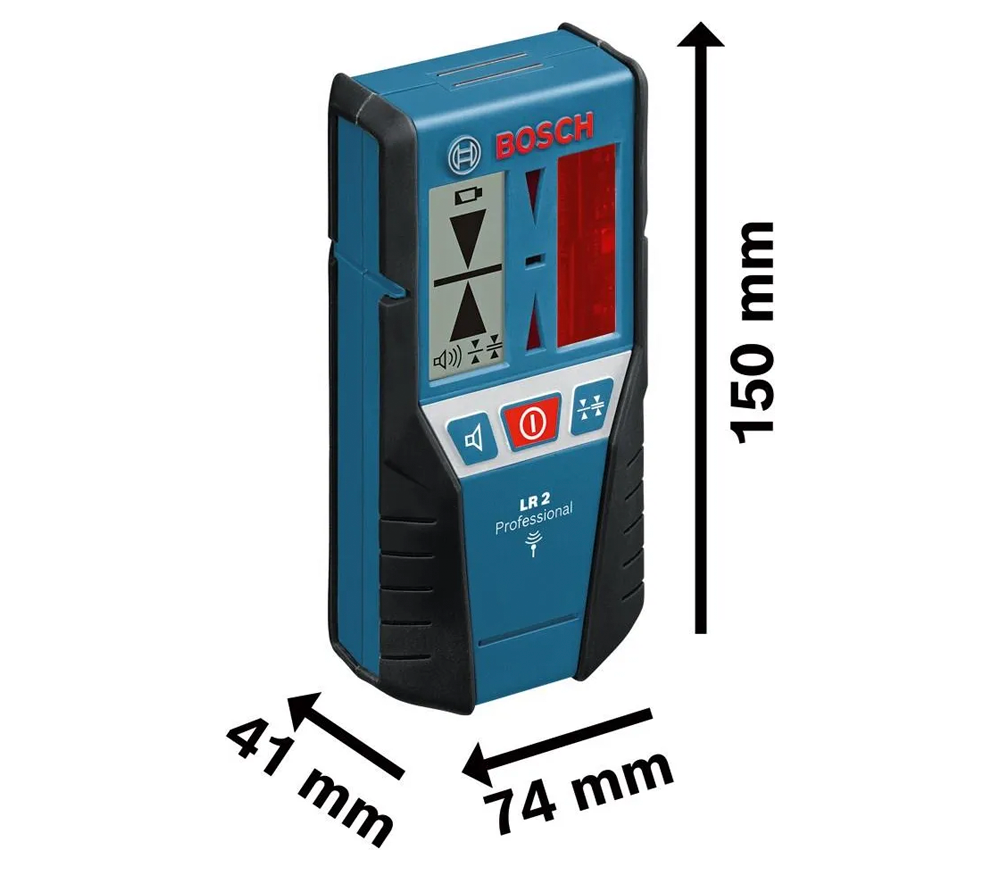 Receptor pentru nivele cu laser BOSCH  LR 2 Professional 50m photo 1