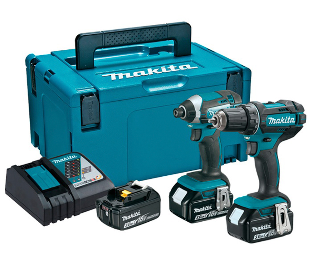 Набор аккумуляторных инструментов MAKITA DLX2127J1 photo