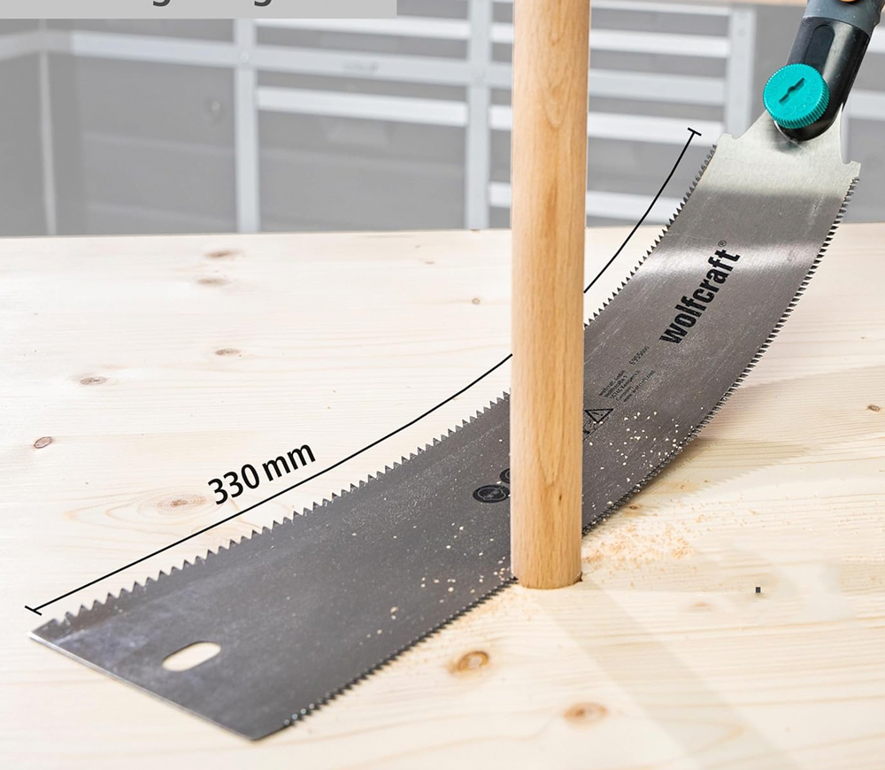 Fierăstrău japonez cu două tăișuri Wolfcraft 6955000 330mm photo 0