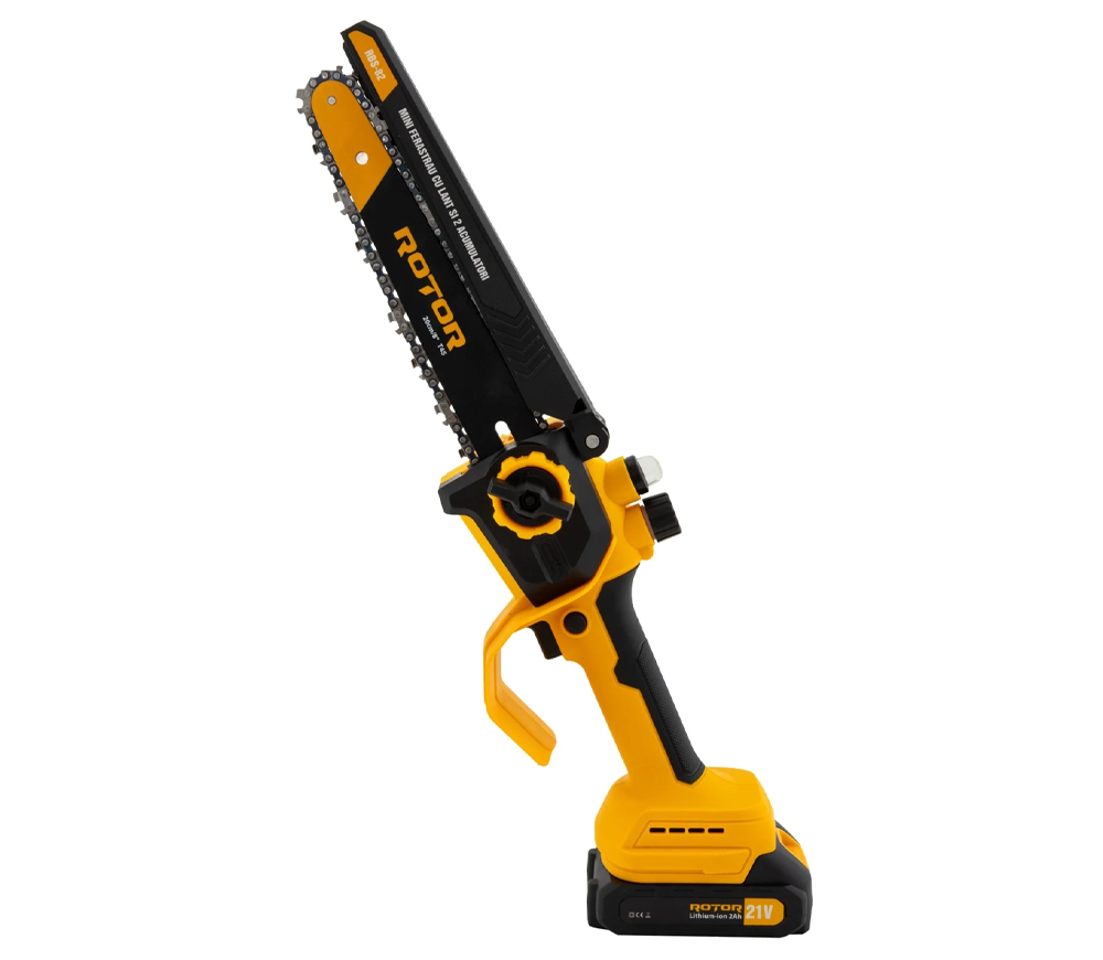 Fierăstrău cu lanț cu acumulator ROTOR RBS-82 200mm 21V 2Ah photo 0