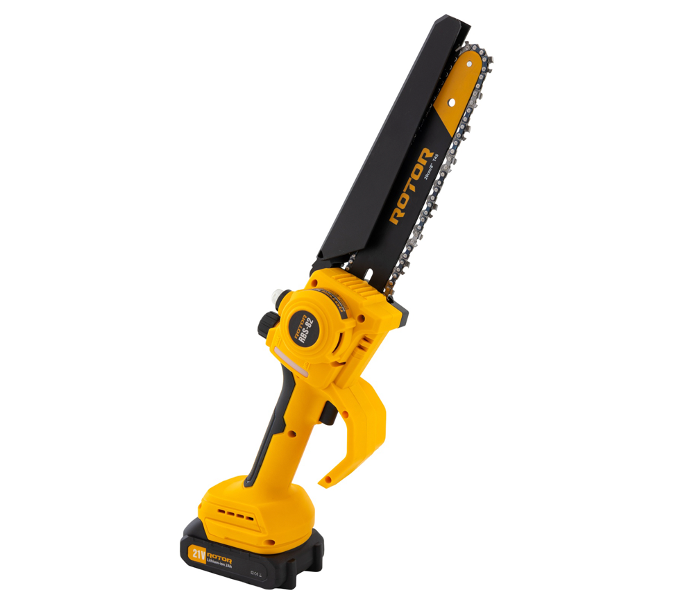 Fierăstrău cu lanț cu acumulator ROTOR RBS-82 200mm 21V 2Ah photo 2