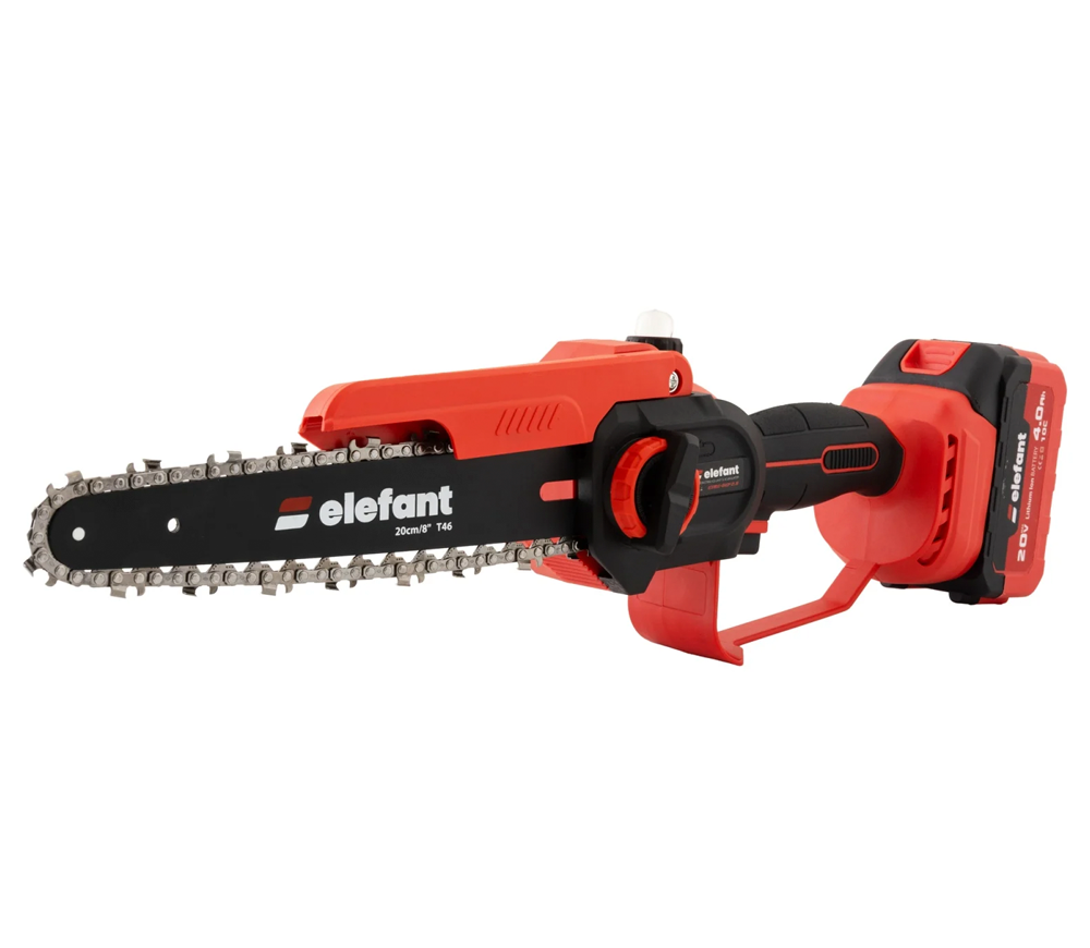 Fierăstrău cu lanț cu acumulator Elefant ESBS-8EP2.5 200mm 20V 4Ah photo 3
