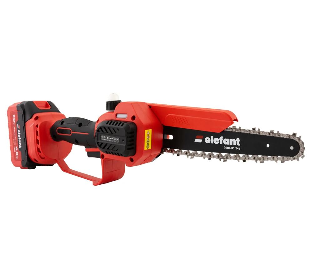 Fierăstrău cu lanț cu acumulator Elefant ESBS-8EP2.5 200mm 20V 4Ah photo 4