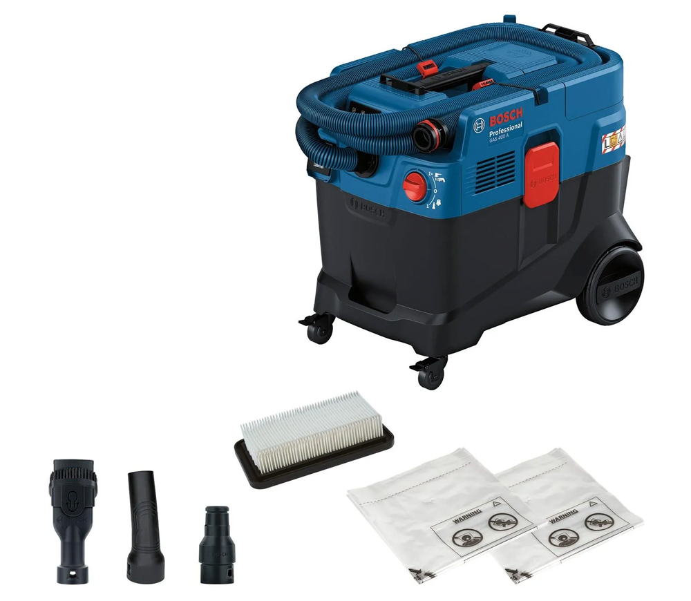 Aspirator industrial BOSCH GAS 400 A 1200w 240mbar 40L photo 0