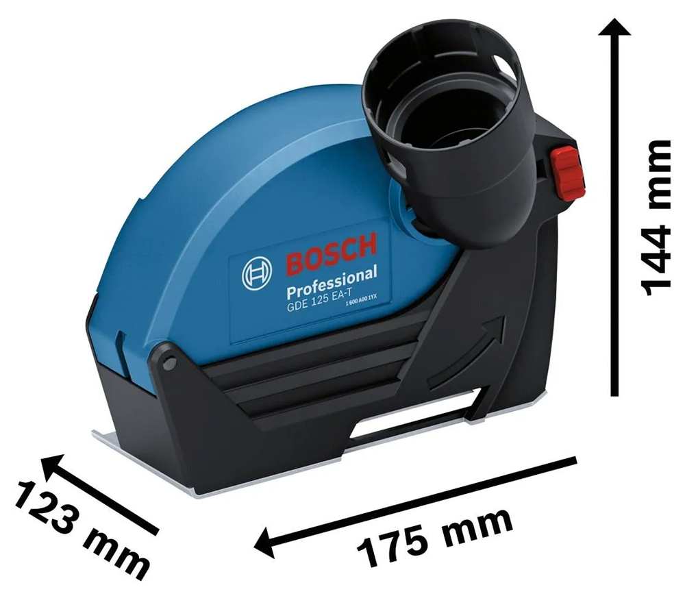 Кожух для углошлифовальных машин BOSCH GDE 125 EA-T  115/125мм photo 0