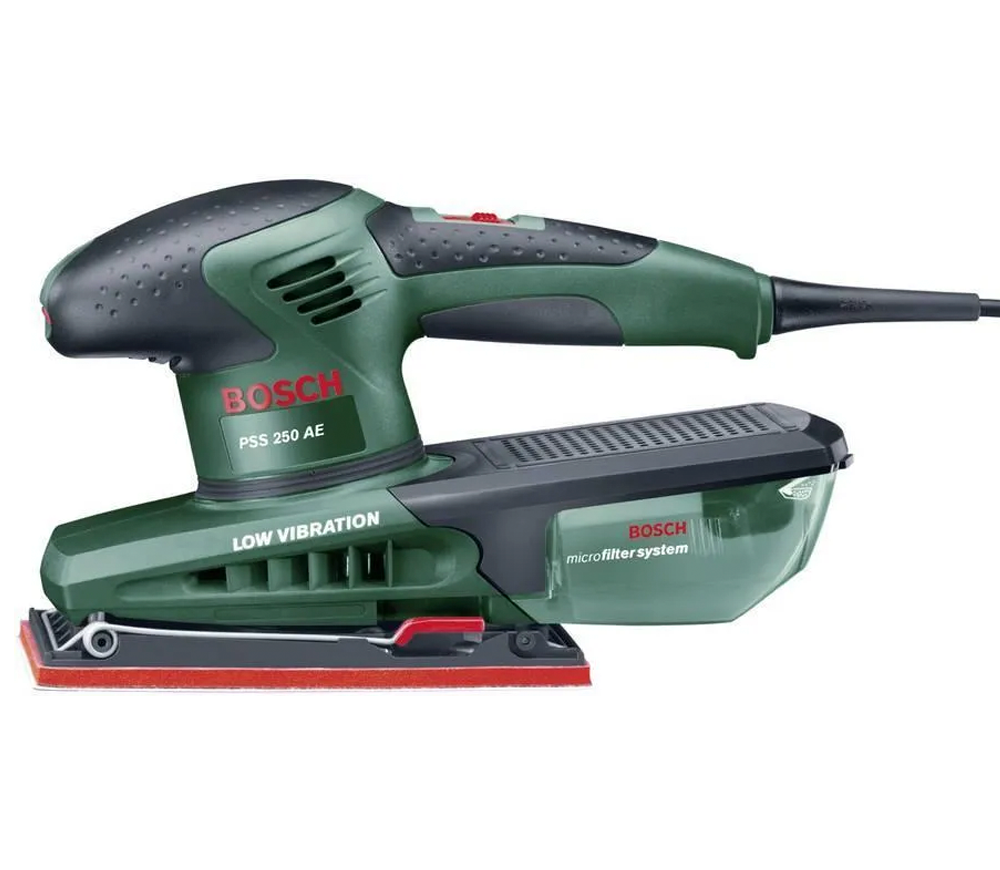 Mașină de șlefuit cu vibrații BOSCH PSS 250 AE 250w photo 0