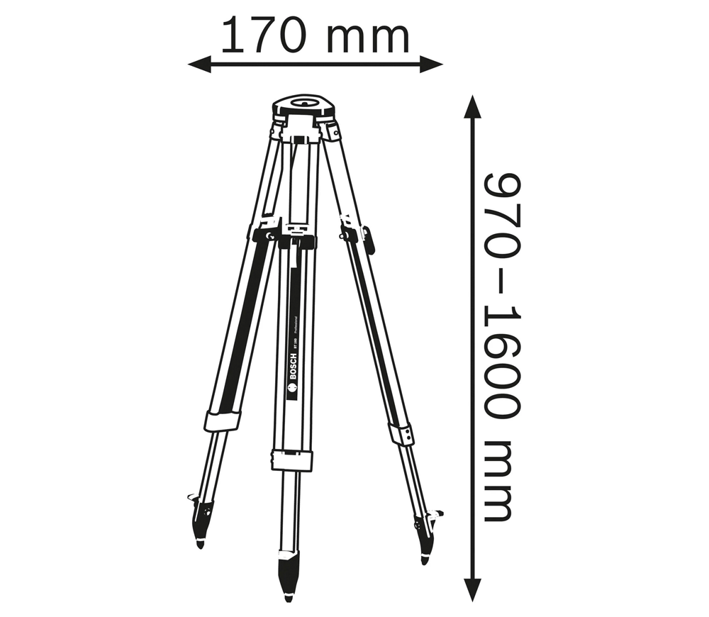 Stativ pentru nivele BOSCH BT 160 160mm 5/8" photo 1