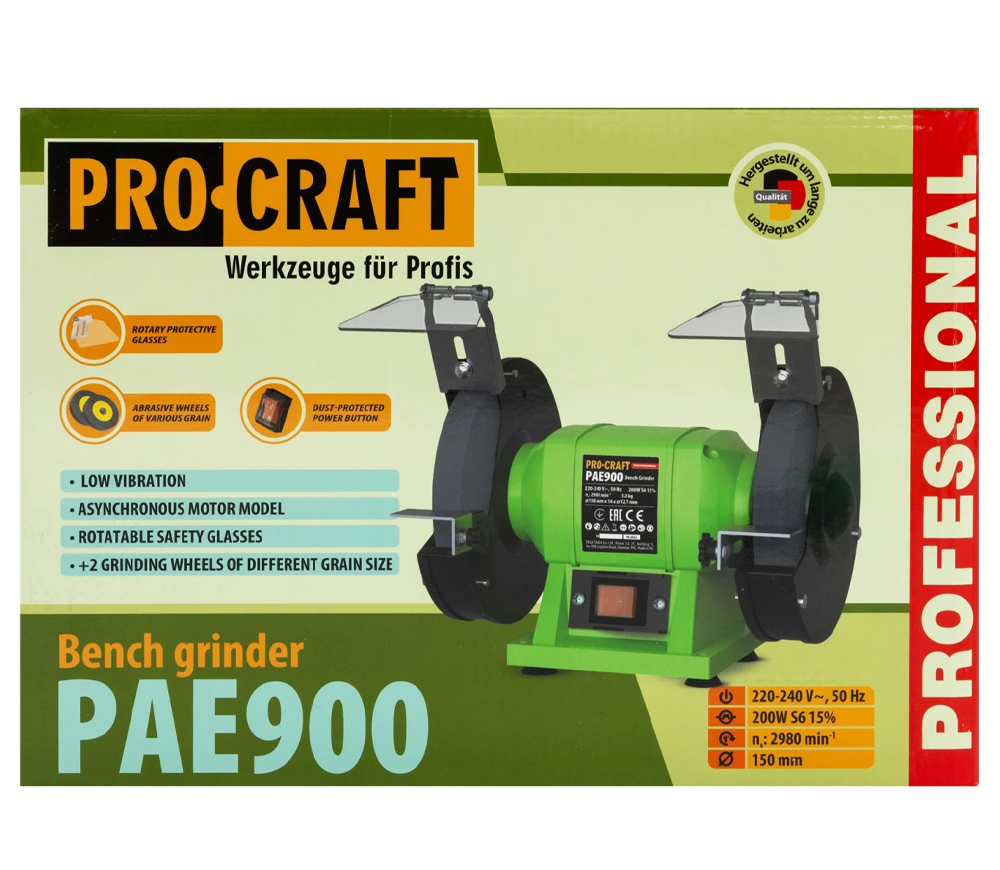 Polizor de banc ProCraft PAE900 200w 150mm photo 2