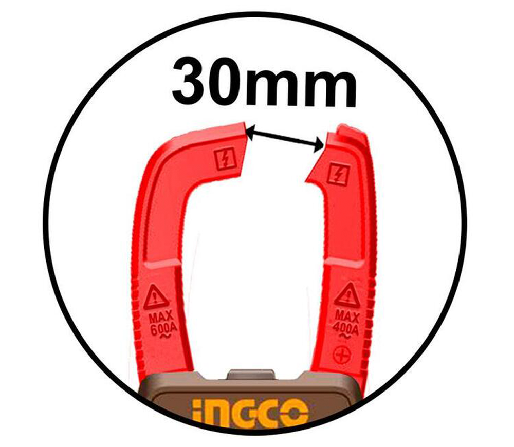 Multimetru digital INGCO DCM62002 0/600V 0/400A photo 1