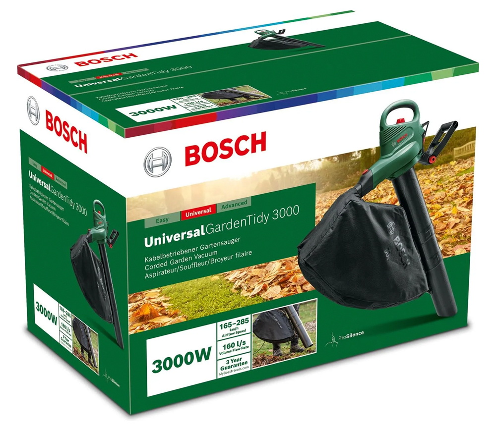 Suflanta electrica BOSCH UniversalGardenTidy 3000 3000w 9600l/min photo 5
