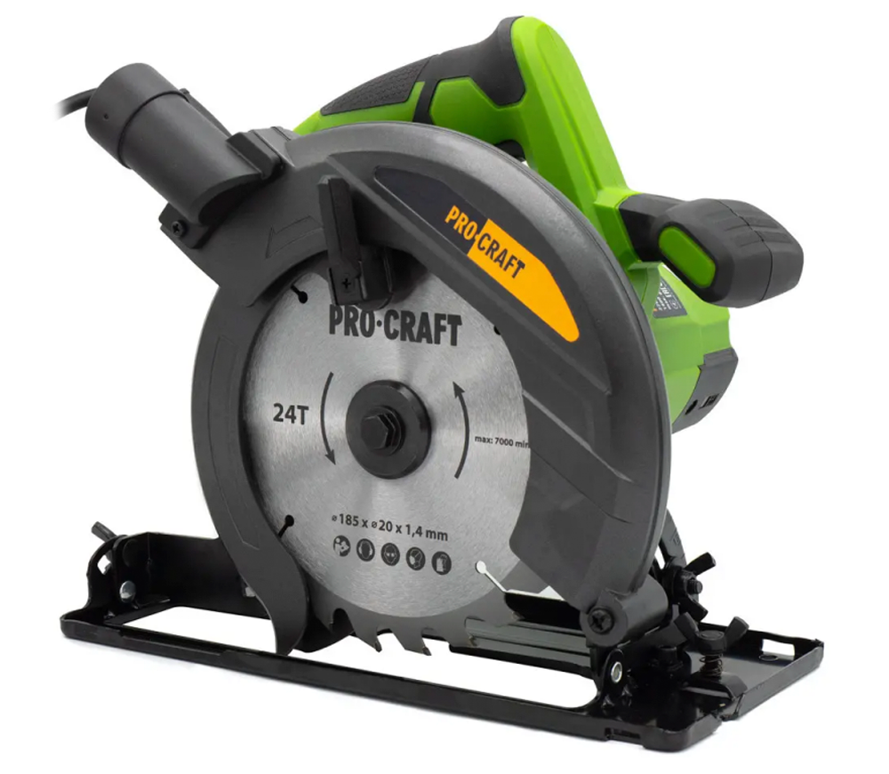 Дисковая пила ProCraft KR1400 1400вт 185мм photo