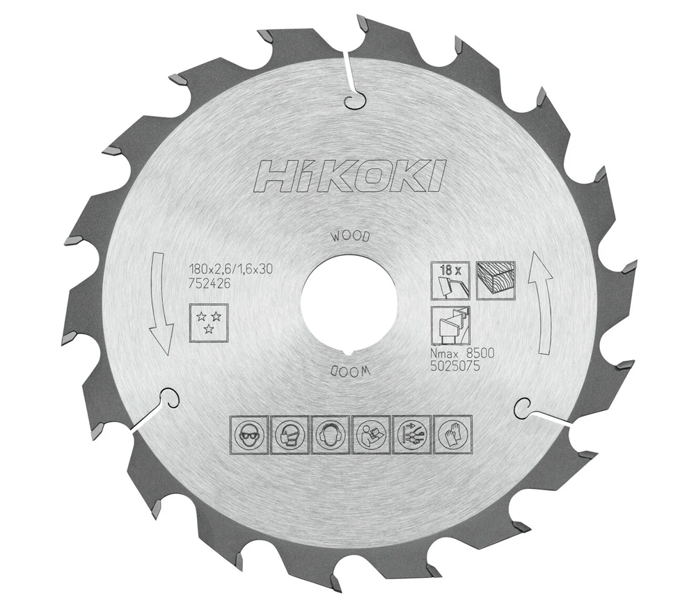 Disc pentru fierastrau electric HIKOKI 752426 180mm 1.6mm Lemn photo