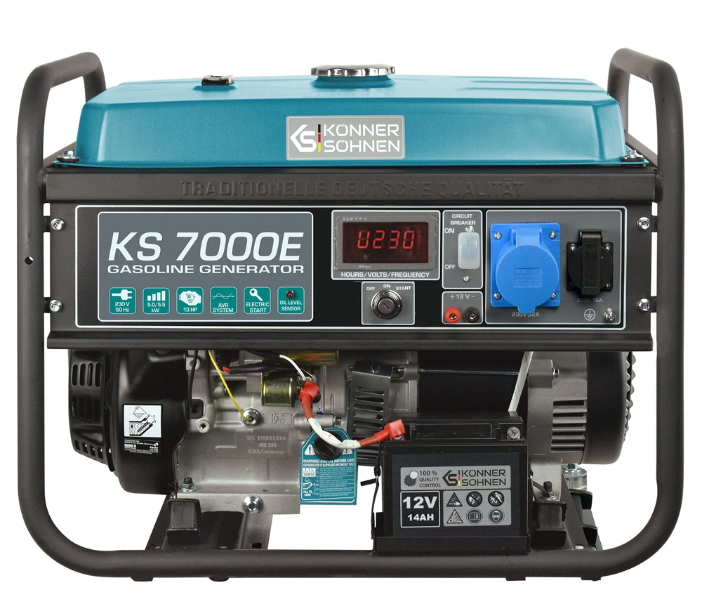 Generator electric Könner&Söhnen KS 7000E 5.5kw Benzină AVR photo 0