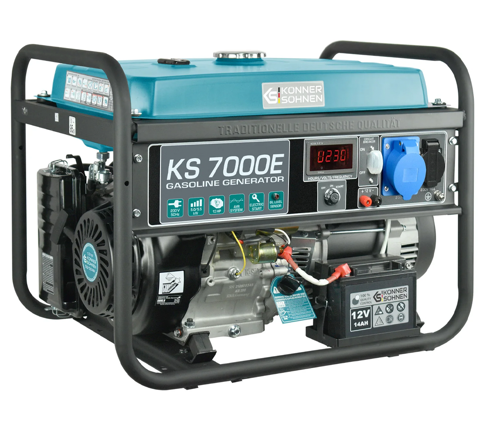 Generator electric Könner&Söhnen KS 7000E 5.5kw Benzină AVR photo