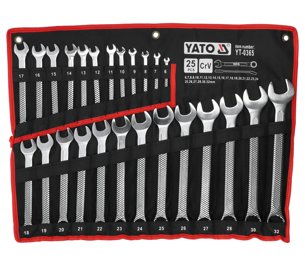 Set 25 chei combinate YATO YT0365 6-32mm photo